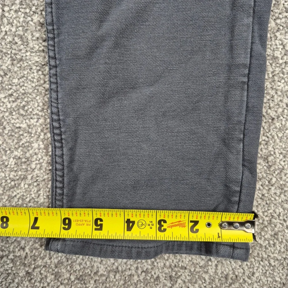 Faherty‎ Stretch Terry 5-Pocket Pants Mens 32 (31x27.5) Black Straight Leg